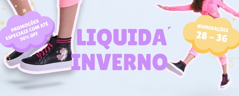Liquida de Inverno Menina Fashion