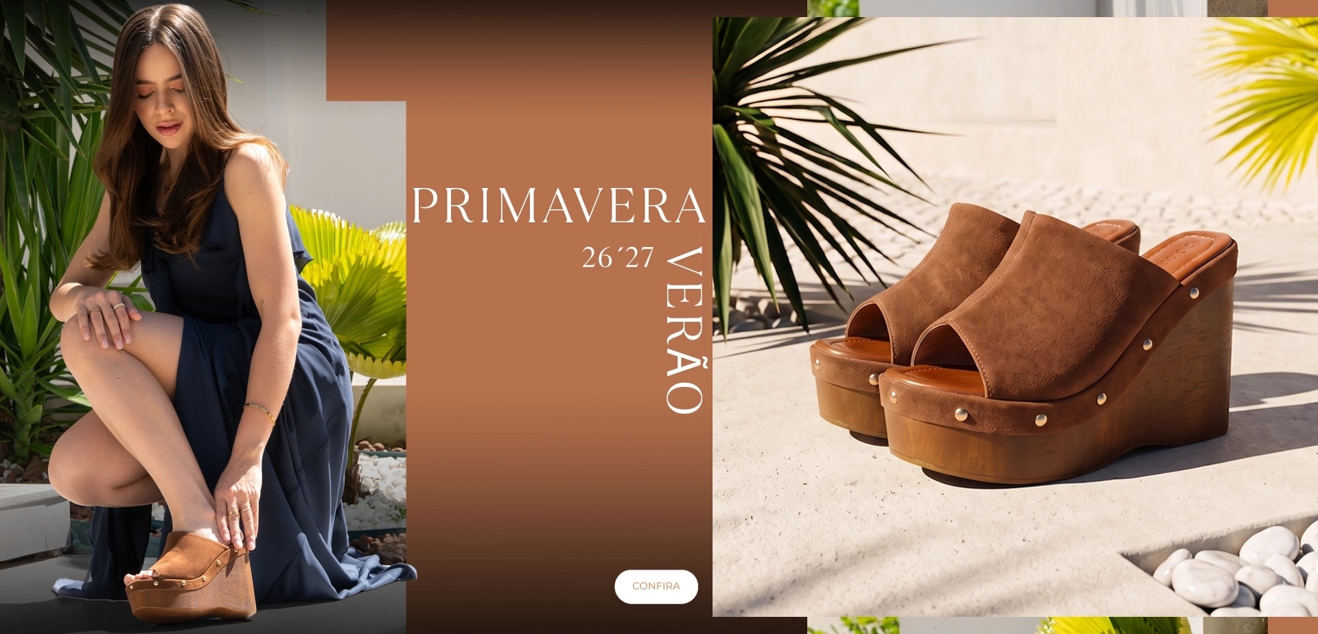Ofertas de Verão: Sandália Anabela | Domidona