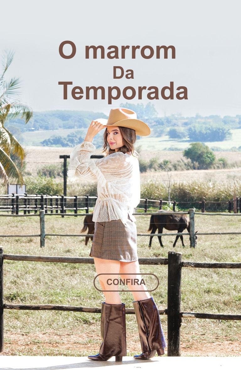 Bota Capa Marrom: A Cor da Temporada | Domidona