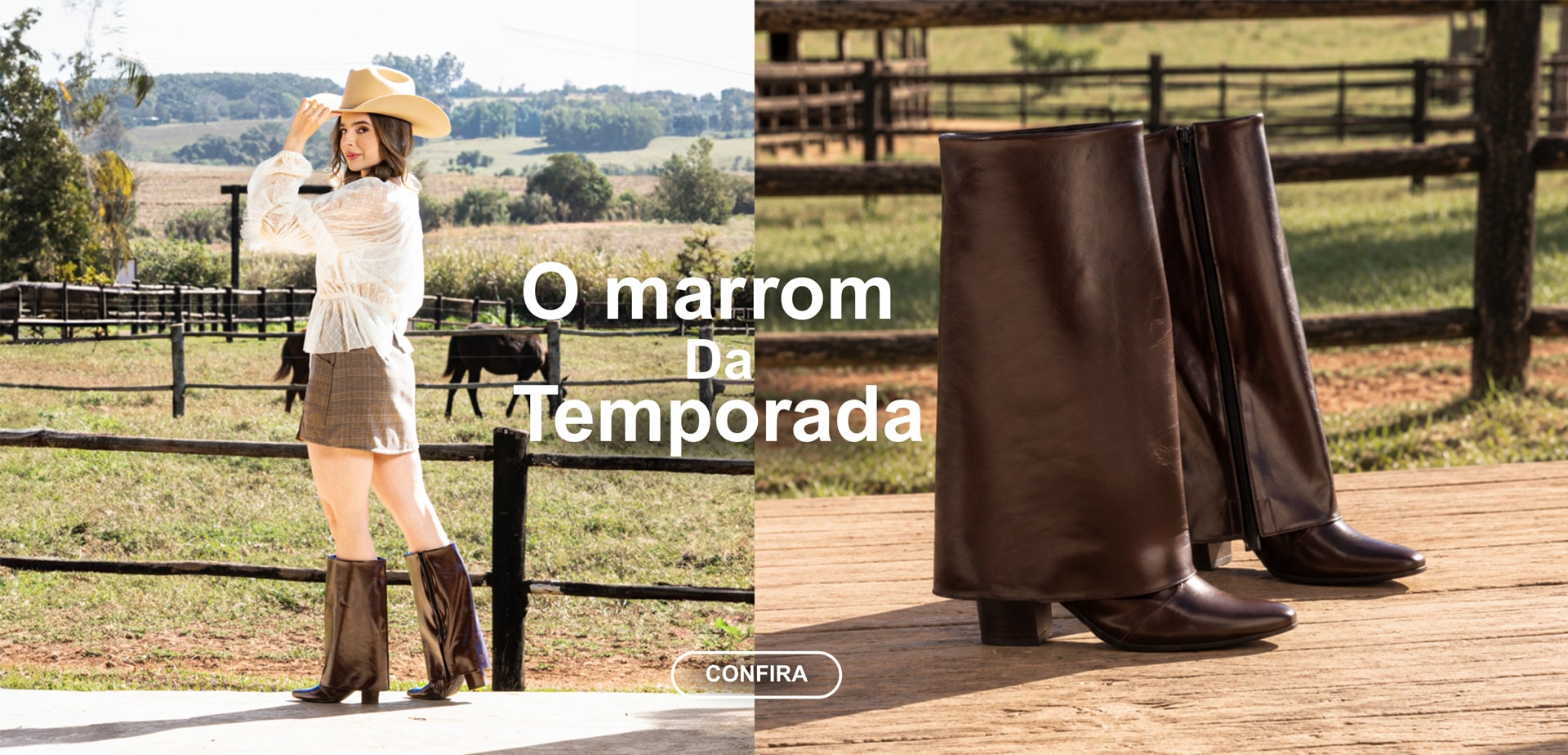 Botas Capa Marrom: A Cor da Temporada | Domidona