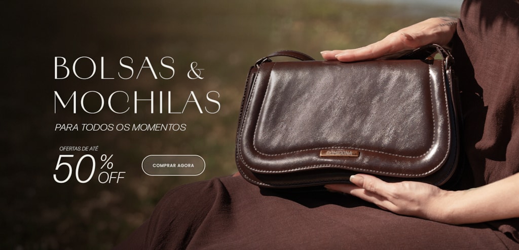 Bolsas e Mochilas Femininas com Até 50% OFF | Estilo para Todos os Momentos