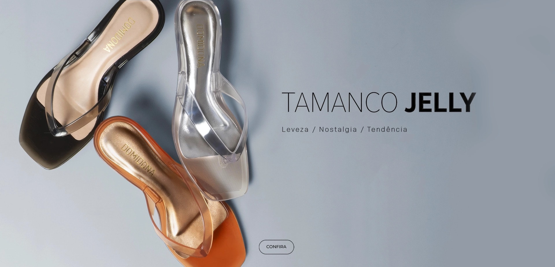 Tamanco Jelly Transparente: Tendência e Leveza | Domidona