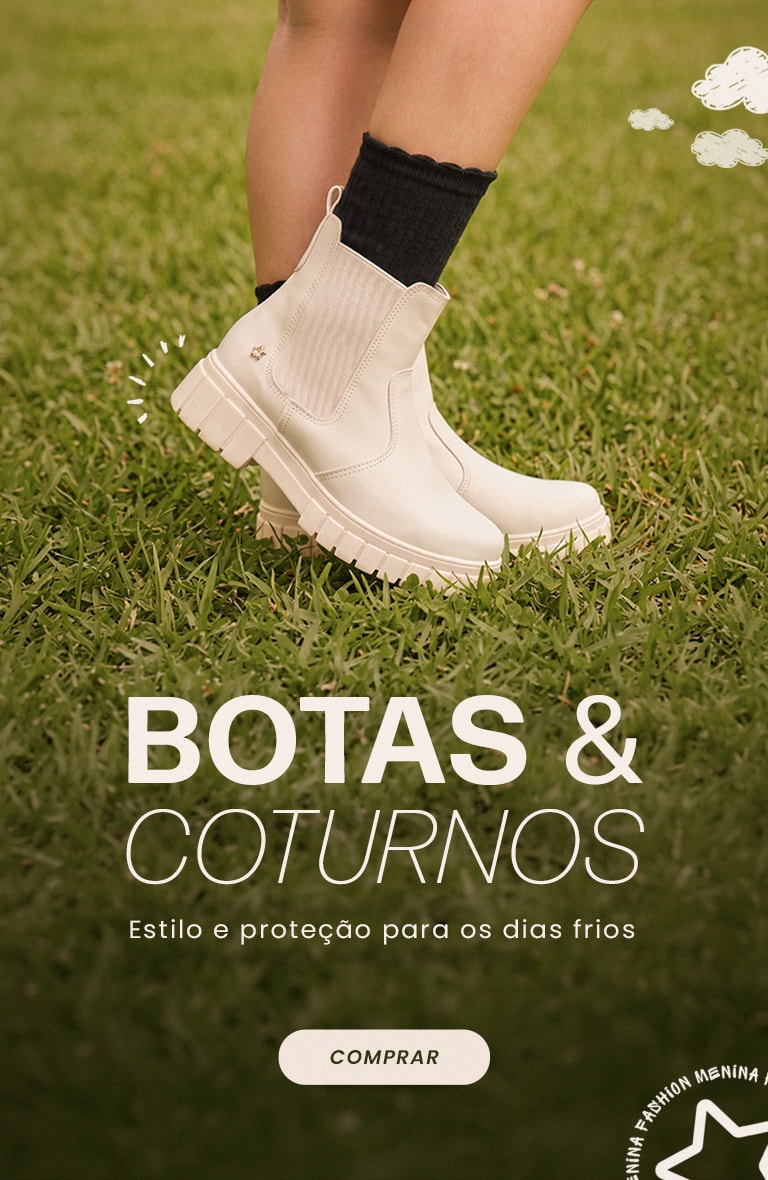Botas e Coturnos Infantis Femininos | Estilo e Proteção para o Inverno