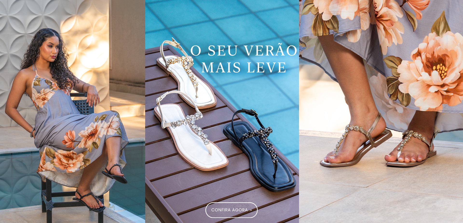 Coleção de Verão: Sandálias Rasteiras Femininas | Domidona