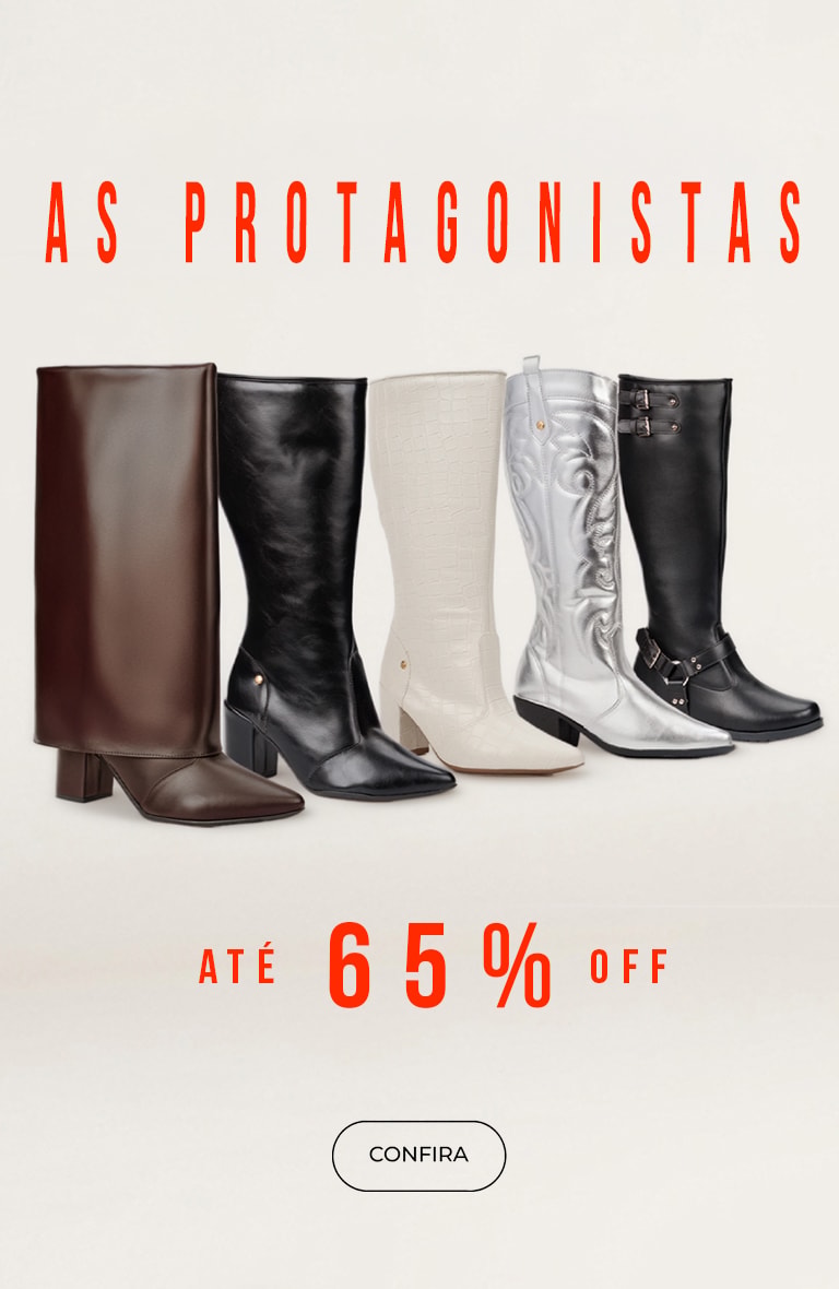 As Protagonistas | Botas de Inverno com até 65% OFF