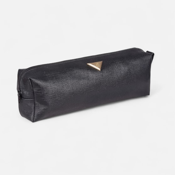 Segunda imagem do produto Bolsa Nécessaire Trama Natural Feminina Média Viagem Toque Artesanal