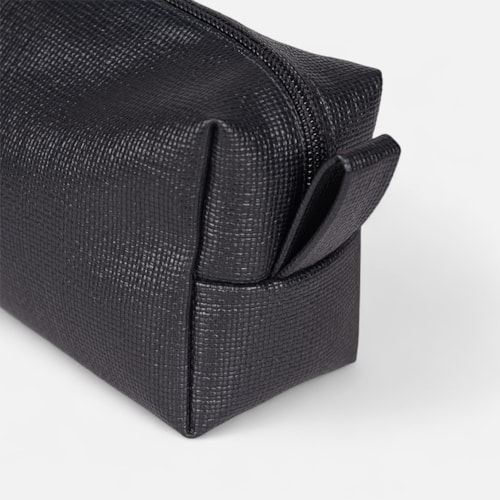 Bolsa Nécessaire Trama Natural Feminina Média Viagem Toque Artesanal