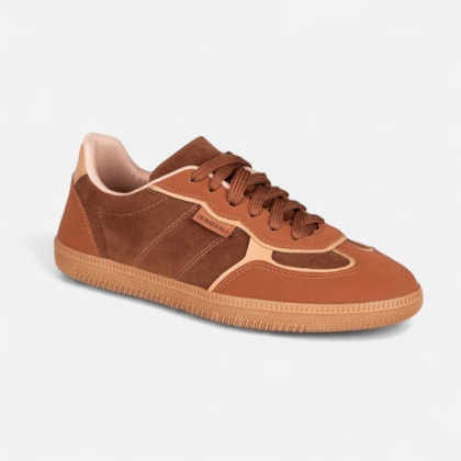 Segunda imagem do produto Tênis Caramelo Feminino Domidona Estilo Streetwear Cano Baixo Casual
