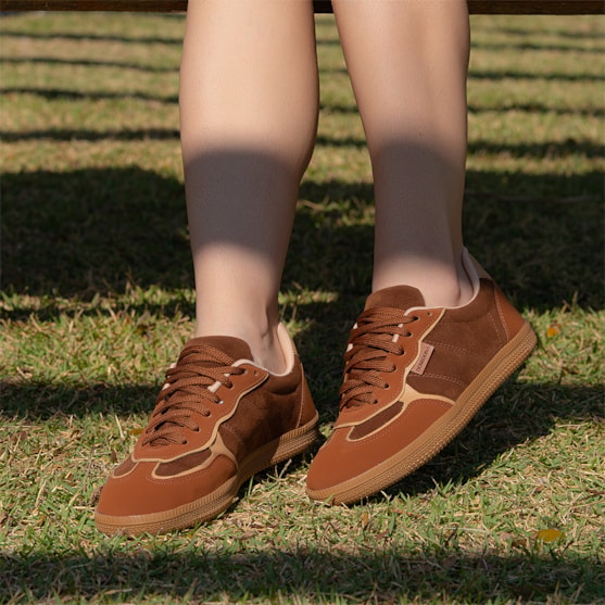 Segunda imagem do produto Tênis Caramelo Feminino Domidona Estilo Streetwear Cano Baixo Casual