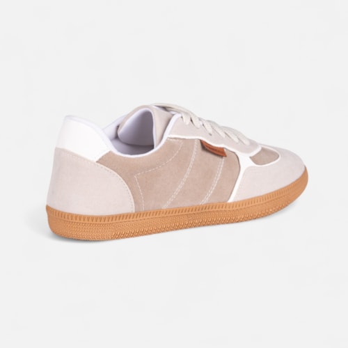 Tênis Cinza Feminino Domidona Estilo Streetwear Cano Baixo Casual