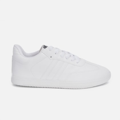 Tênis Feminino Casual Samba Old Vintage Cano Baixo Confortável Branco