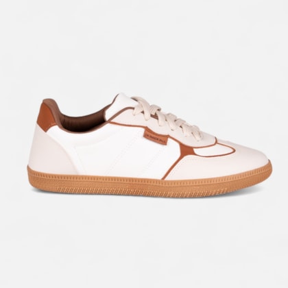 Tênis Off White Feminino Domidona Estilo Streetwear Cano Baixo Casual