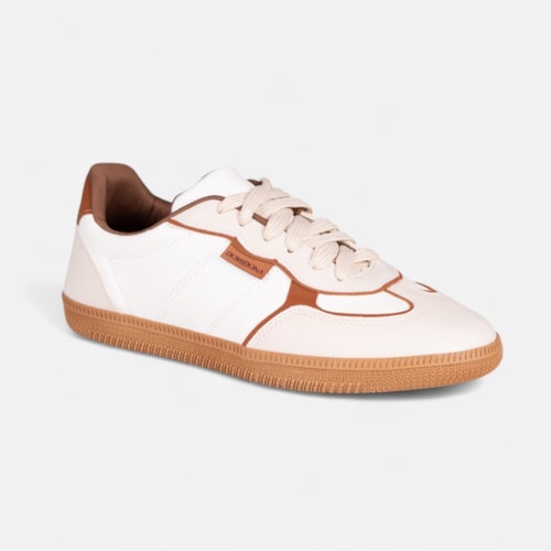 Tênis Off White Feminino Domidona Estilo Streetwear Cano Baixo Casual