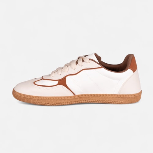 Tênis Off White Feminino Domidona Estilo Streetwear Cano Baixo Casual