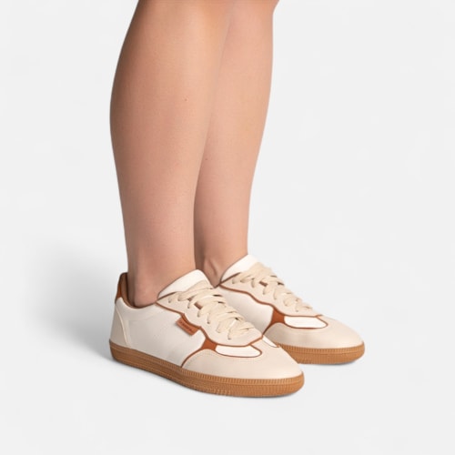 Tênis Off White Feminino Domidona Estilo Streetwear Cano Baixo Casual